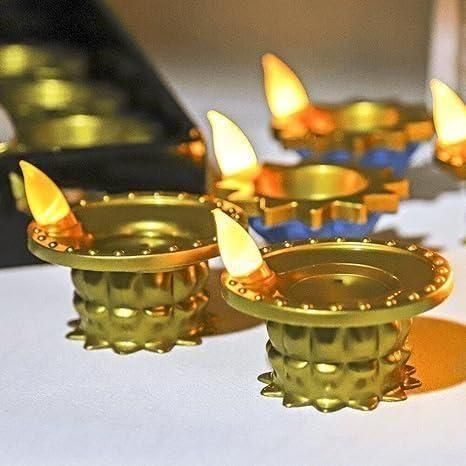 AuraGlow Water Pouring Diya LED Light - Festive Centerpiece