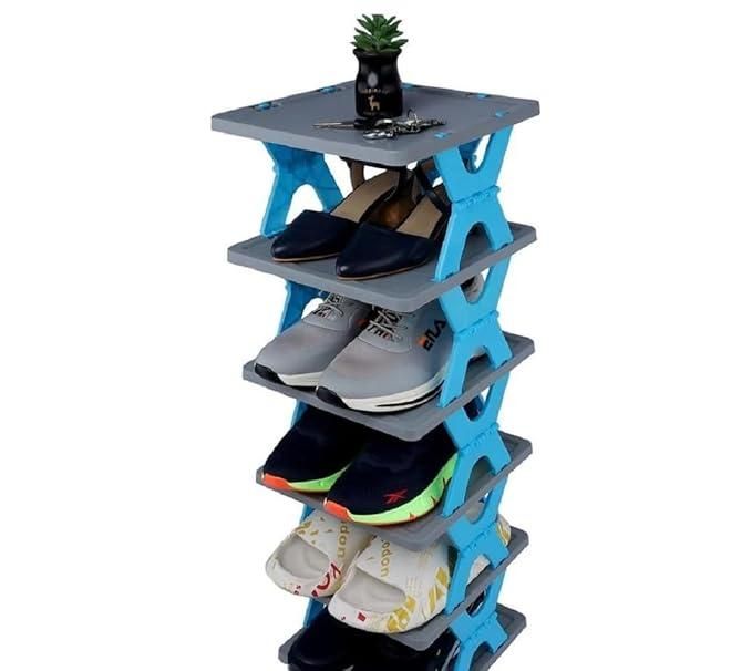 SmartFoldable Shoes Tier Rack 4 Layer - Space Saving