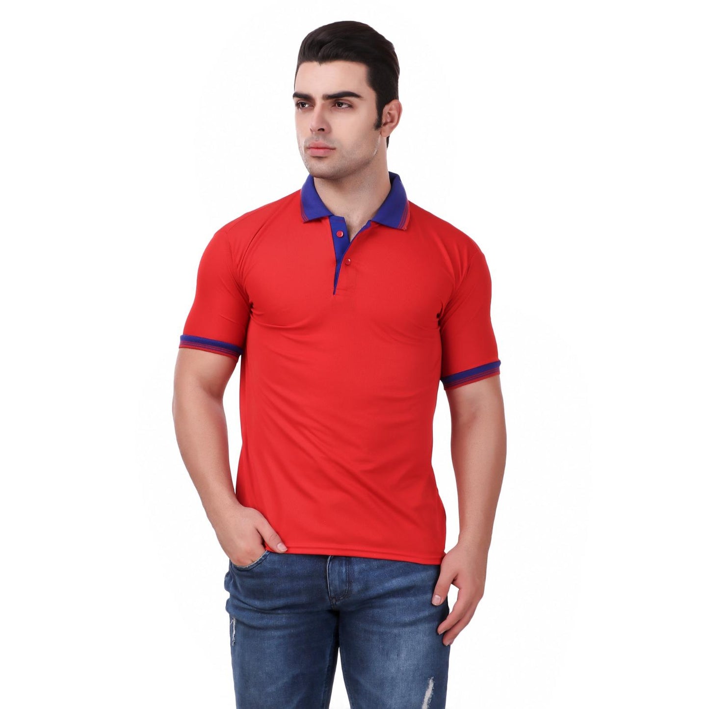 PrimeWear Combo of 5 Mens Polo T Shirt - Multicolor Pack