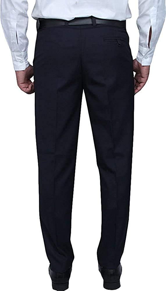 PureLinen Linen Solid Slim Fit Formal Trouser - Breathable