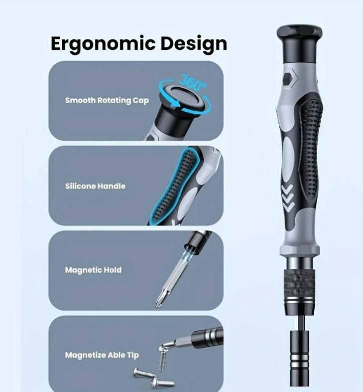 115 in 1 Screwdriver Set with Premium Build Quality.