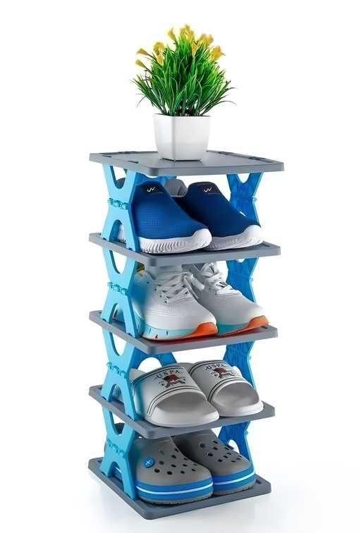 SmartFoldable Shoes Tier Rack 4 Layer - Space Saving