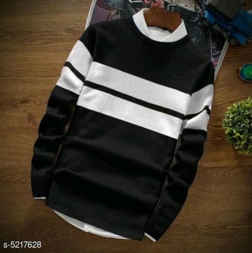 Nova Grey Cotton Blend Color Block Sleeves Tee - Comfort
