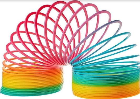 Magic Rainbow Spring Toy Multicolor Plastic Fun Gadget