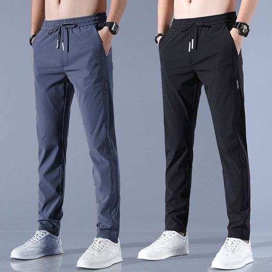 NS Combo Of Men's NS Lycra Track Pants Pack Of 2 Easy Fit