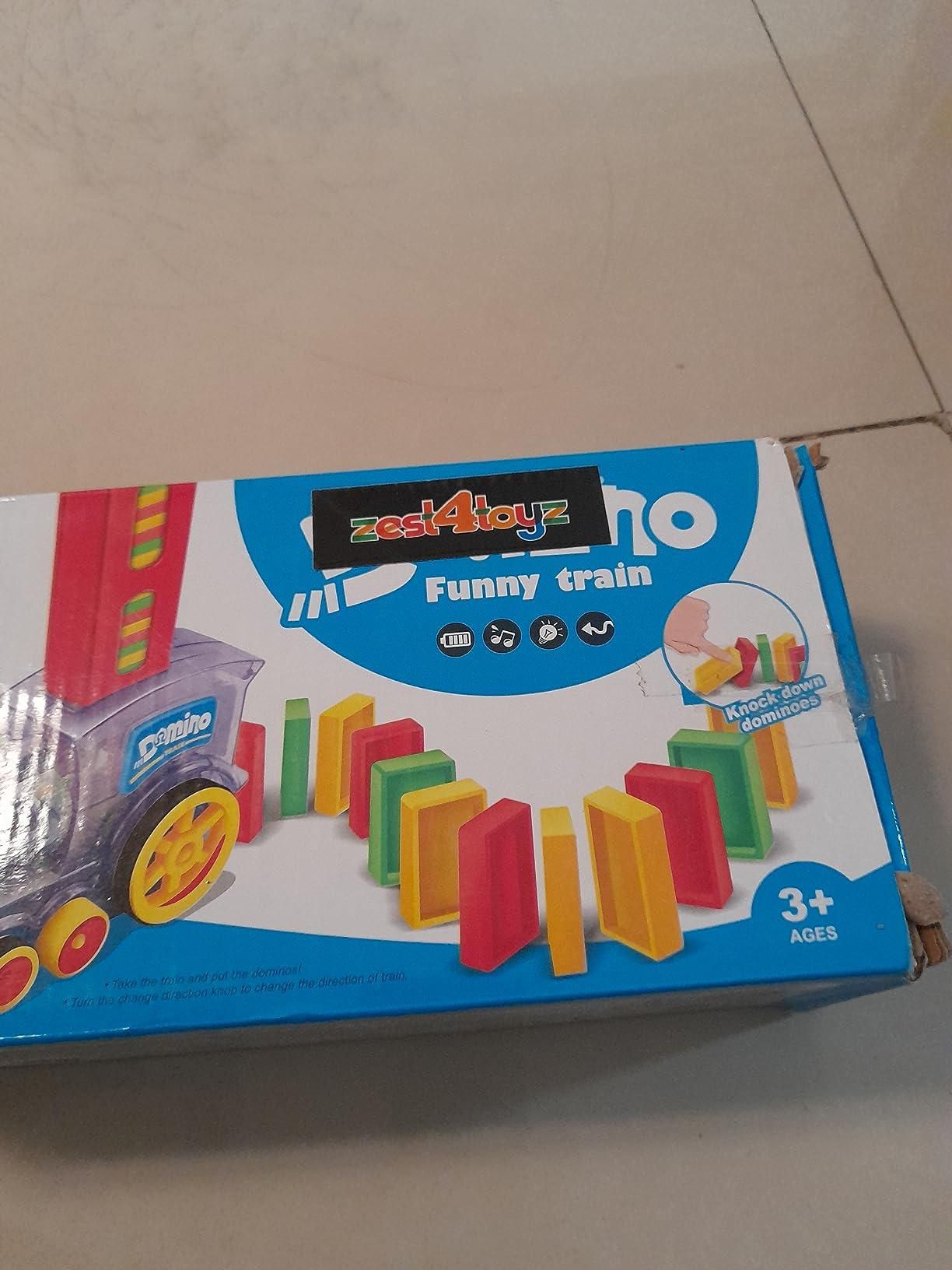 Train Toy Domino Set for Kids BPA Free Plastic Sound Effects