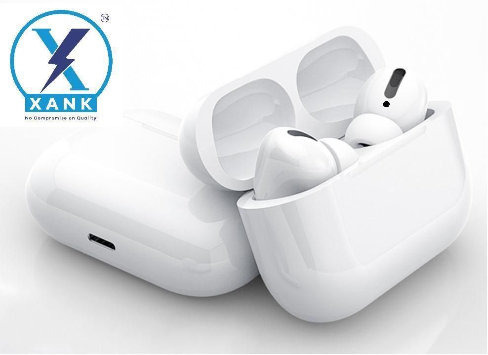 XANK Air-pods Pro with Wireless Charging Case with Sensor Enabled Bluetooth Headset (White, True Wireless) - UniqueProductsMania