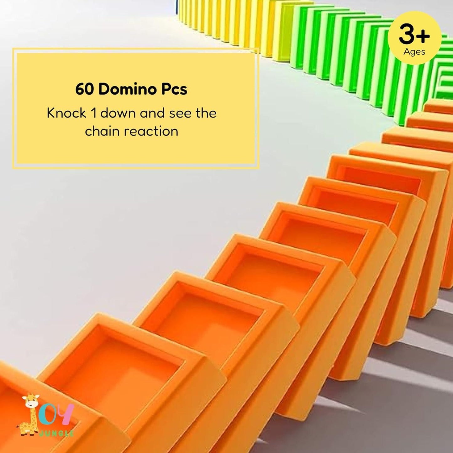 Train Toy Domino Set for Kids BPA Free Plastic Sound Effects