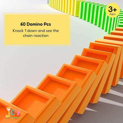 Train Toy Domino Set for Kids BPA Free Plastic Sound Effects