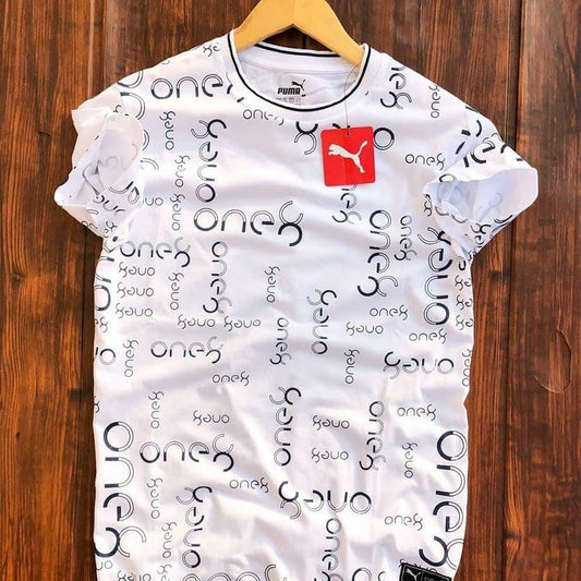 PolyWear Tee Printed Half Sleeves Mens Round Neck Casual