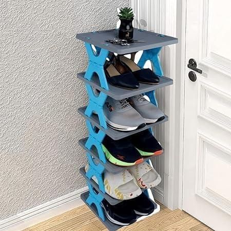 SmartFoldable Shoes Tier Rack 4 Layer - Space Saving