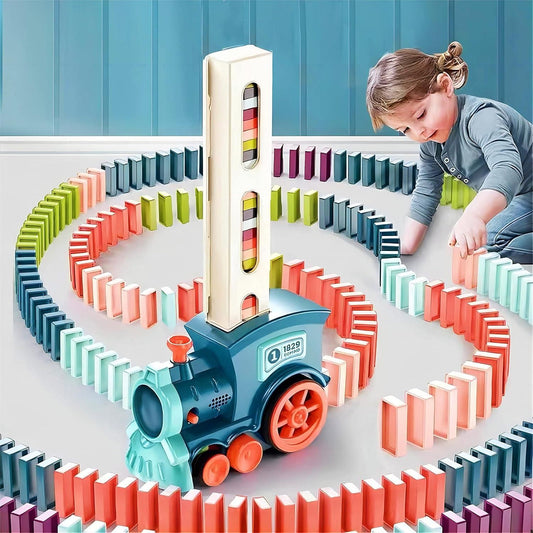 Train Toy Domino Set for Kids BPA Free Plastic Sound Effects
