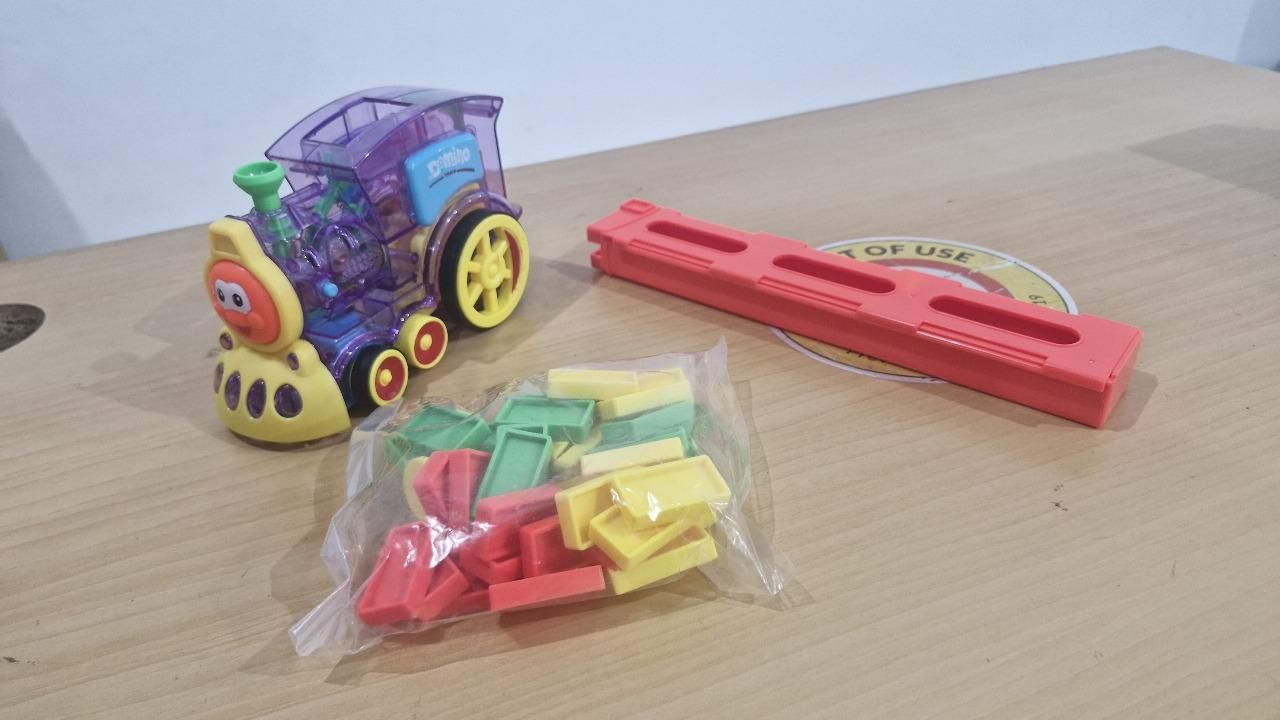 Train Toy Domino Set for Kids BPA Free Plastic Sound Effects