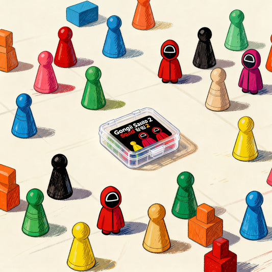 Squid Game 2 Gonggi & Case - Korean jackstones